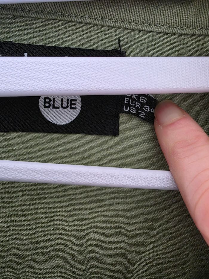 Surchemise kaki boohoo taille 34 - photo numéro 5