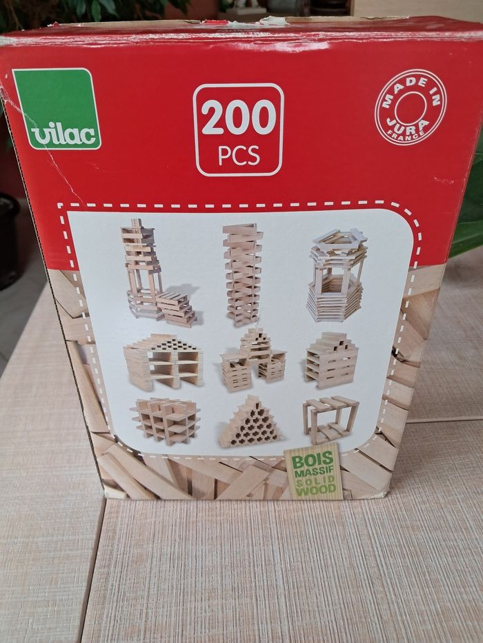 Planchettes de construction (x200) - marque Vilac - photo numéro 3