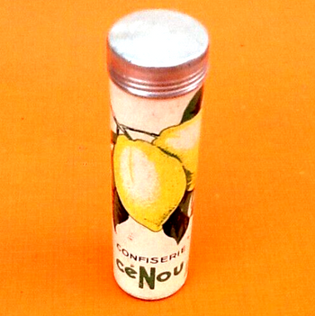 Années 1950  Tube aluminium Citron Confiserie  Cénou (Grenoble)