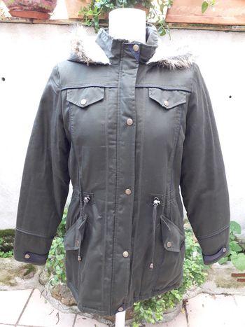 Manteau matelassé kaki