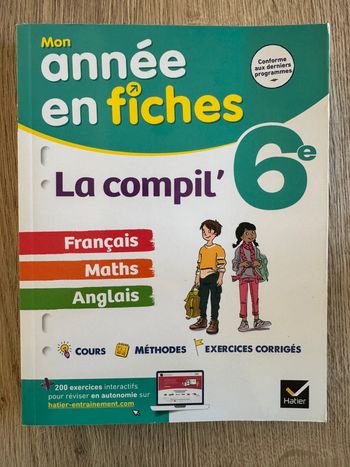 Mon année en fiches la compil’6e neuf