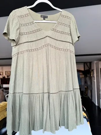 Robe courte kaki ikks 12 ans