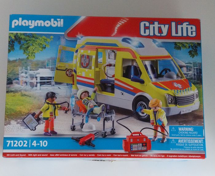 Playmobil City Life 71202 Ambulance avec effets lumineux et sonore