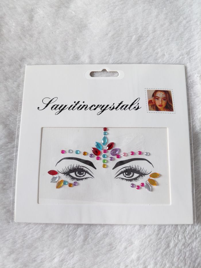 Autocollants bijoux a strass