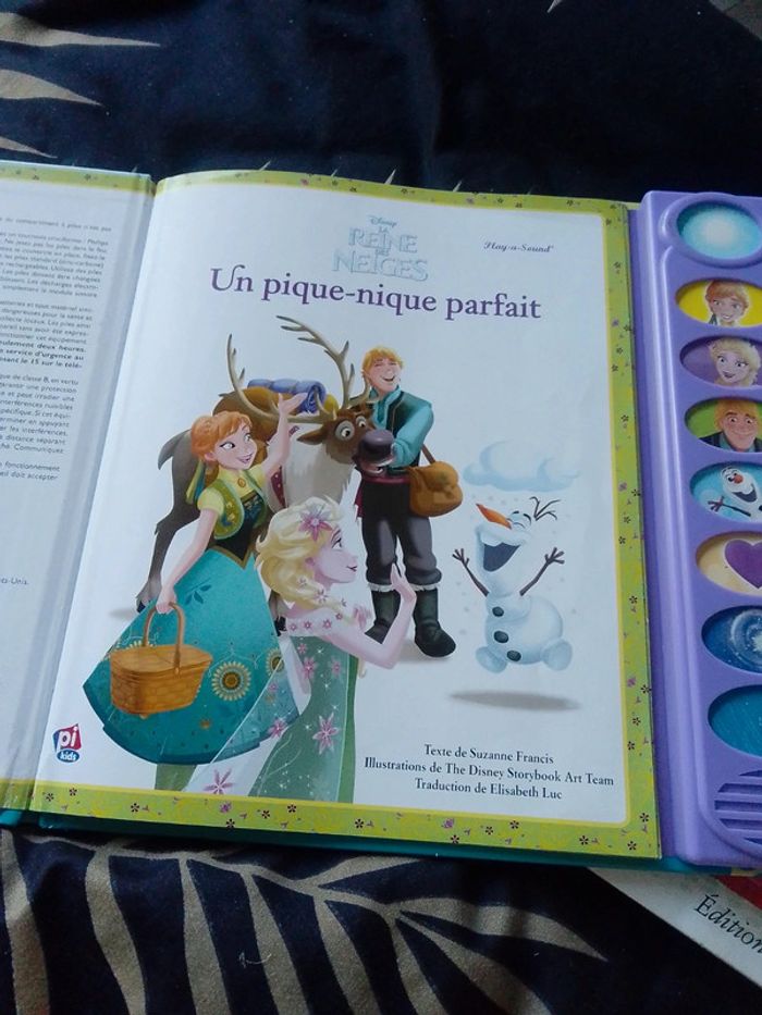 Livre sonore La reine des neiges - photo numéro 3