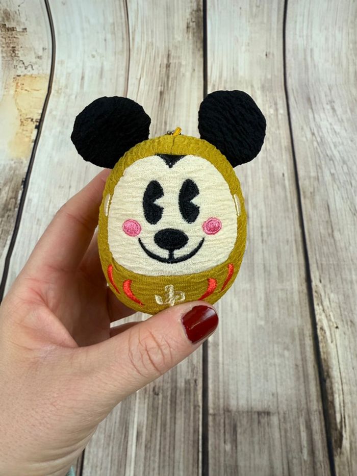Peluche Disney Mickey Daruma Tokyo Disneyland import Japon - photo numéro 3