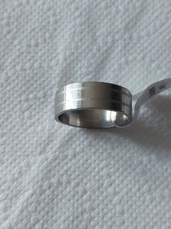 Bage argenté taille 19