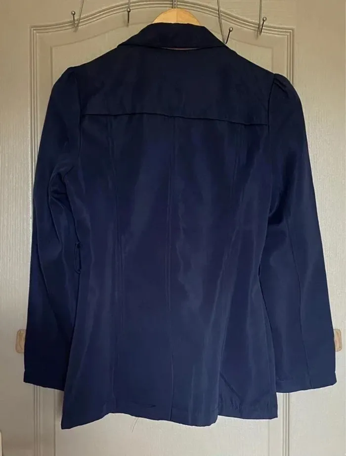 Trench bleu marine Taille unique - photo numéro 2