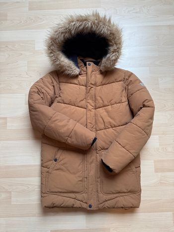 Manteau parka doudoune chaude camel