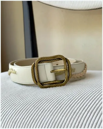 Ceinture Bottega Veneta crème très bon état