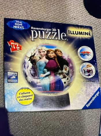 Puzzle 3D reine des neiges 