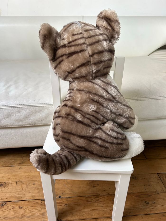 Grande peluche tigron 36 cm tommytoys - photo numéro 5