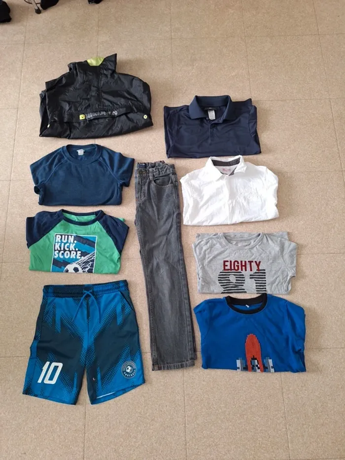 Lot vêtements garçon 8 ans