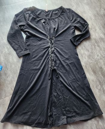 Robe tee-shirt noire