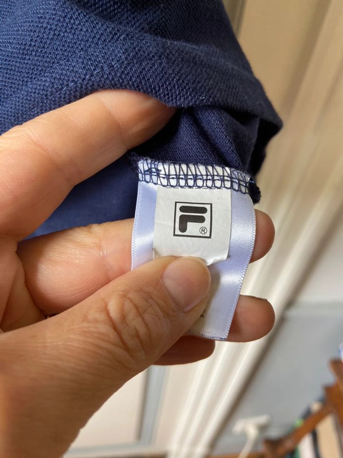 Polo Fila bleu marine taille S - photo numéro 6