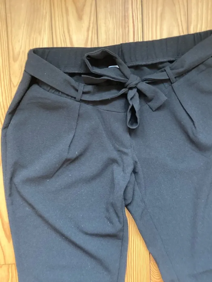 Pantalon chic de grossesse noir envie de fraise taille 40-42 - photo numéro 2