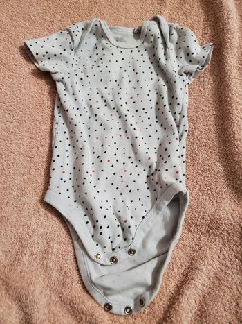 Body à pois 12mois