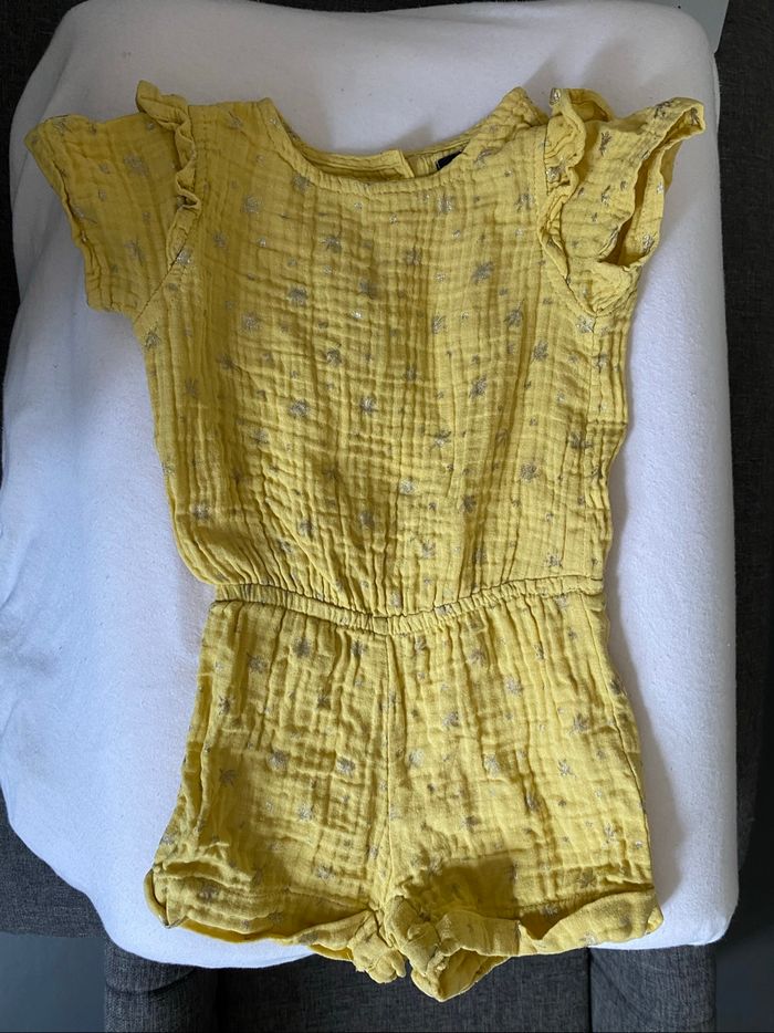 Combishort jaune
