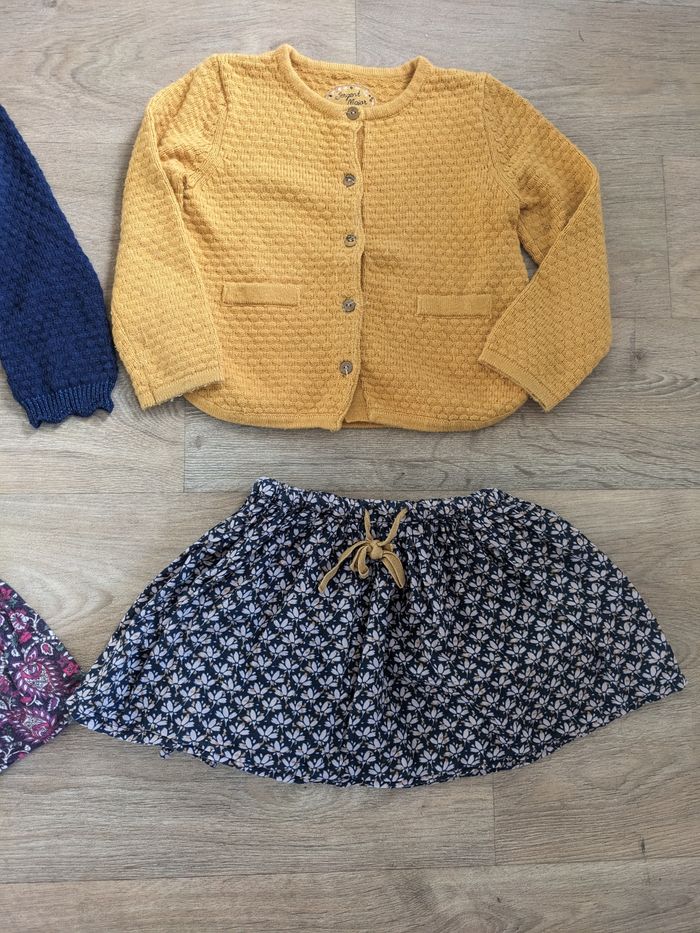 Lot de jupes et gilets sergent major Monoprix 4-5ans - photo numéro 2