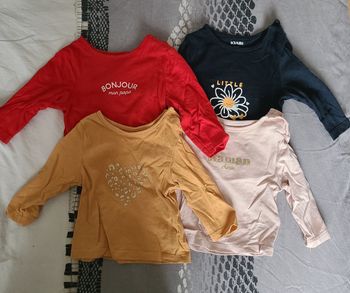 Lot de 4 pulls fille