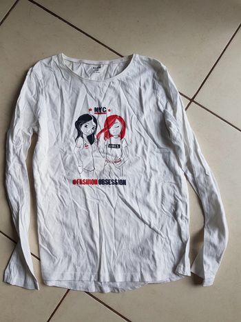 T-shirt manches longues fille 12 ans