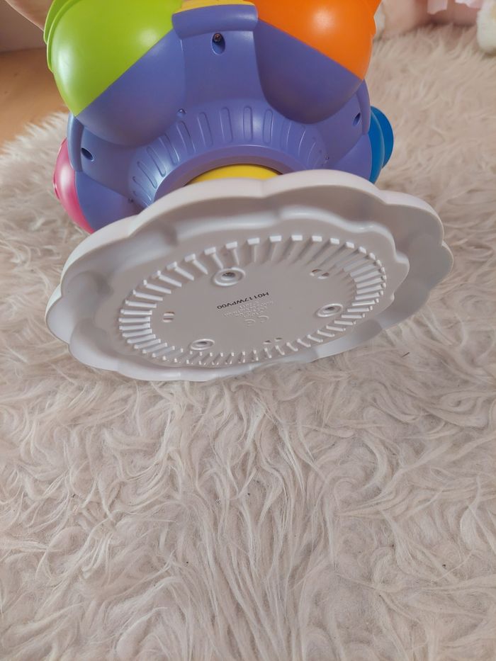 Tomy toomies Toupie pop forme ma Soucoupe Volante jouet eveil bébé TBE 🛸 - photo numéro 3