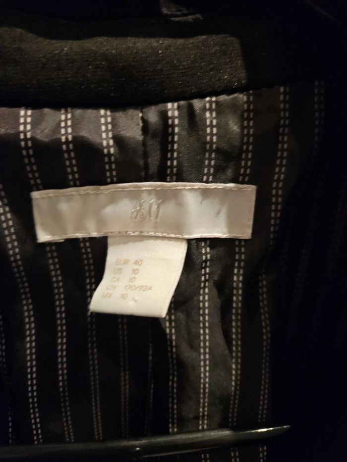 Veste noire femme H&M - photo numéro 2