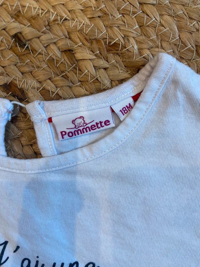 Tee-shirts fille 18 mois Pommette - photo numéro 2