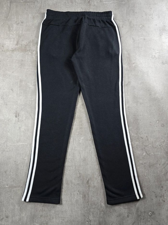 Pantalon jogging Adidas sportwear noir bandes blanches taille M - photo numéro 9