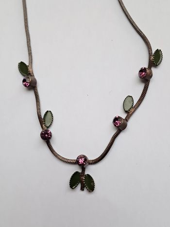 Collier fleurs delicates