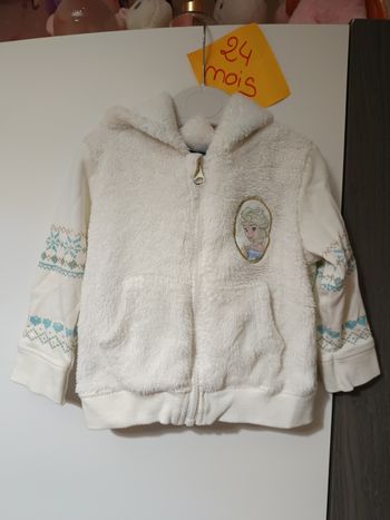 Gilet polaire Reine des neiges 24 mois 