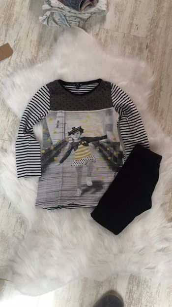 Tunique et leggings terre de matin