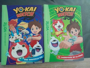 lot 2 bibliothèque verte - 2 premiers tomes de Yo-kai watch