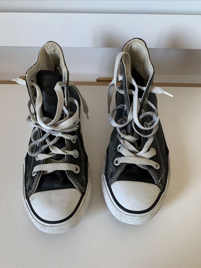 Converse - Chuck Taylor All Star - Baskets montantes en cuir - Noir P36 - photo numéro 2