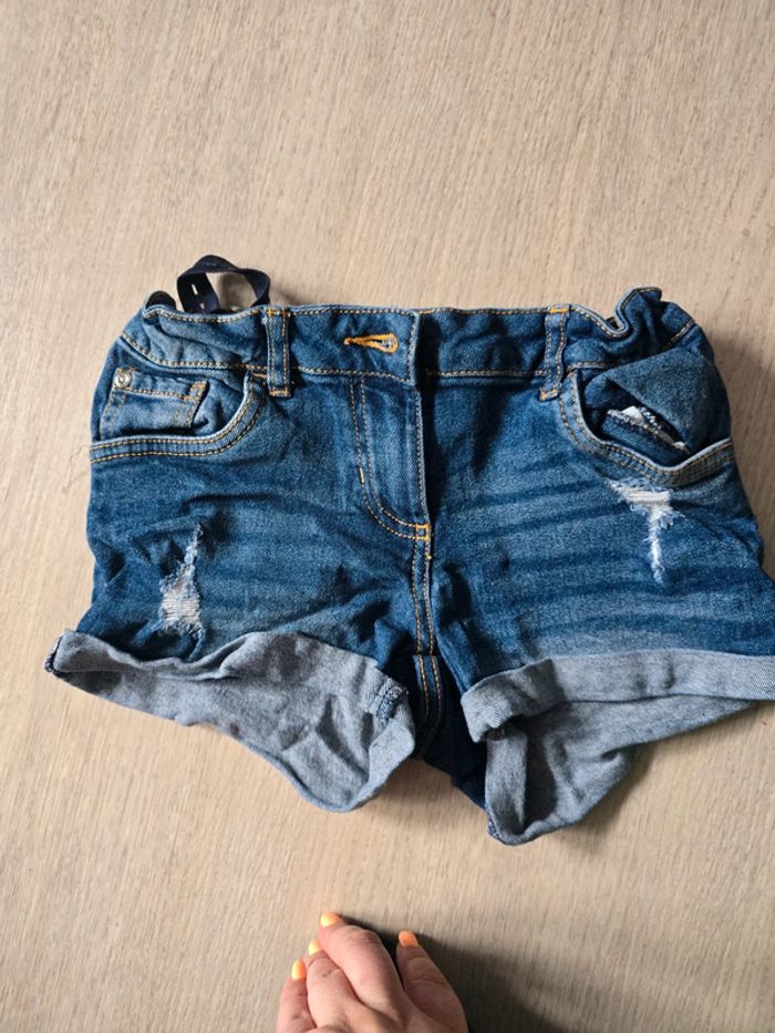 Short jean fille