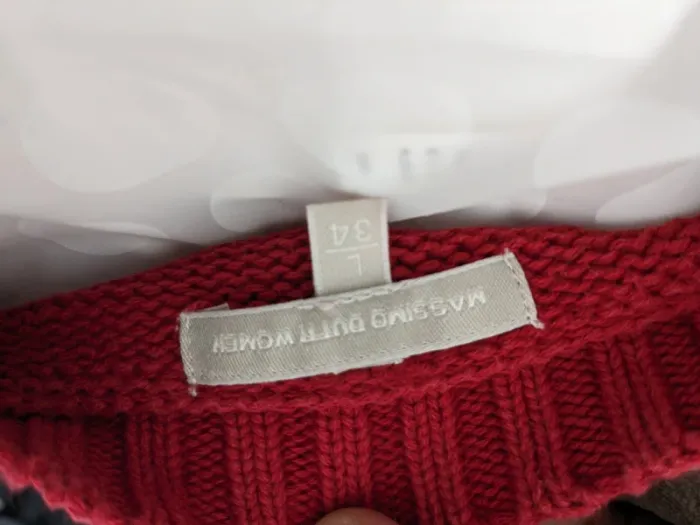 Pull Massimo Dutti Women - rouge. - photo numéro 4