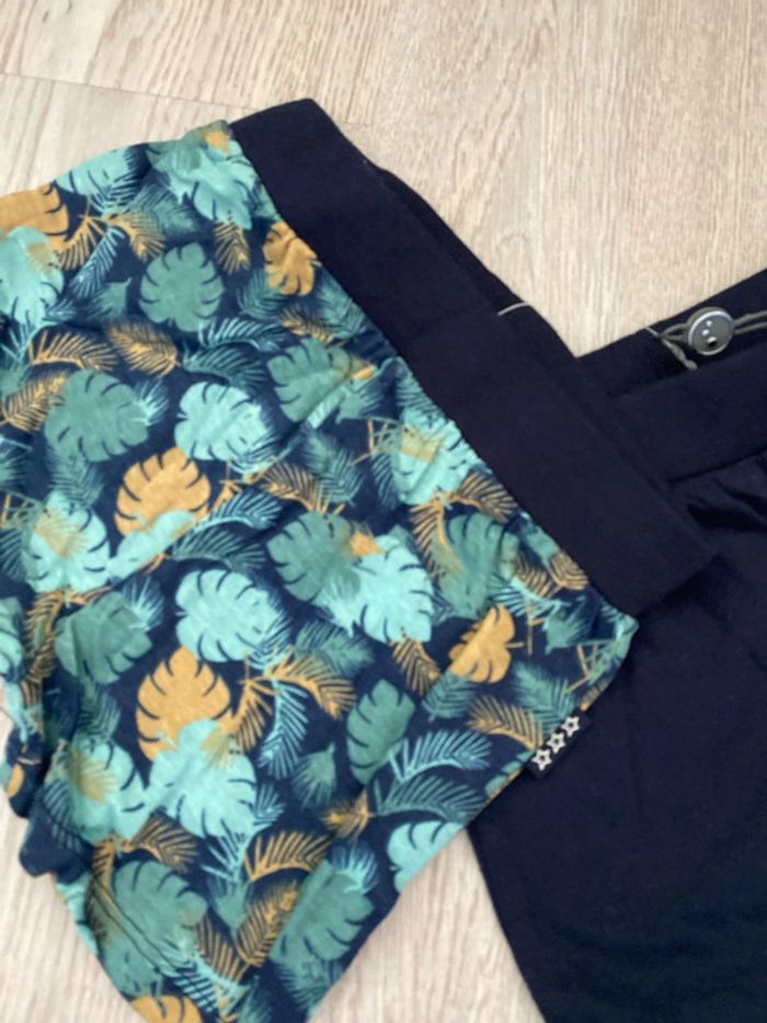 Lot de deux shorts mes petits cailloux, taille 12 mois, neuf - photo numéro 2