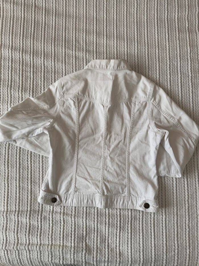 Veste en jean blanche / Taille 36 - photo numéro 2