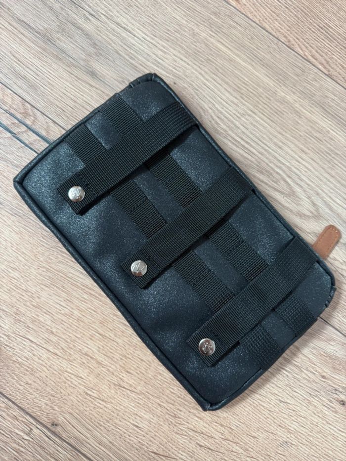 Pochette frontale Cabaia, noir pailletée modèle Jupiter - photo numéro 3