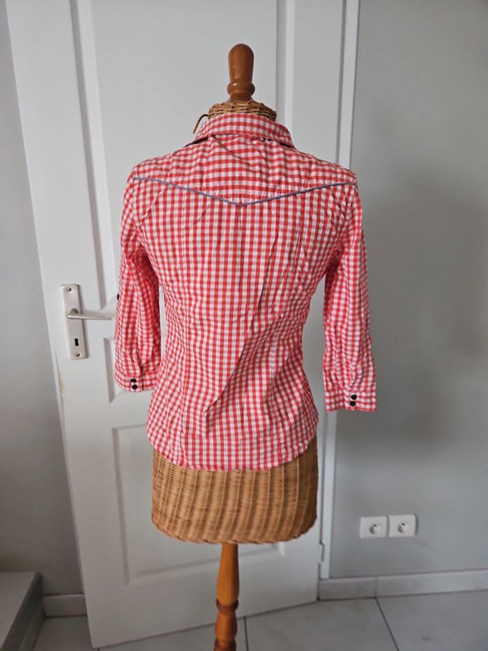 Chemisier femme manches 3/4 cache cache taille M u45 - photo numéro 6