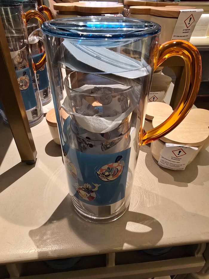 Brot deau et verre disney