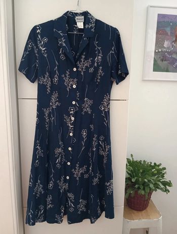 Robe vintage boutonnée