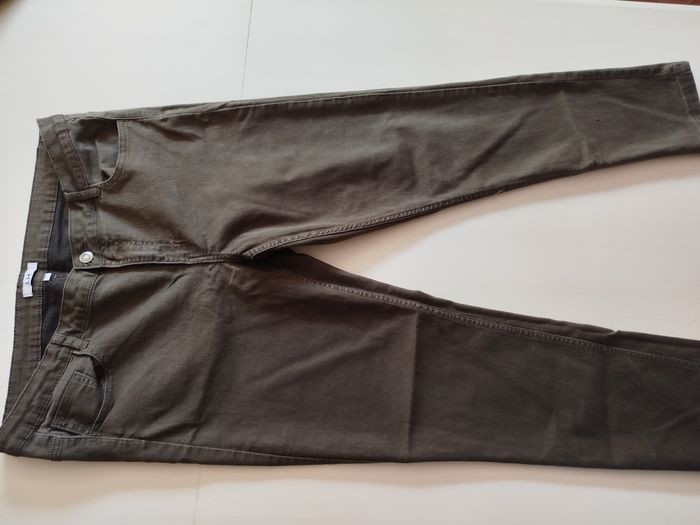 Pantalon marron elastanne