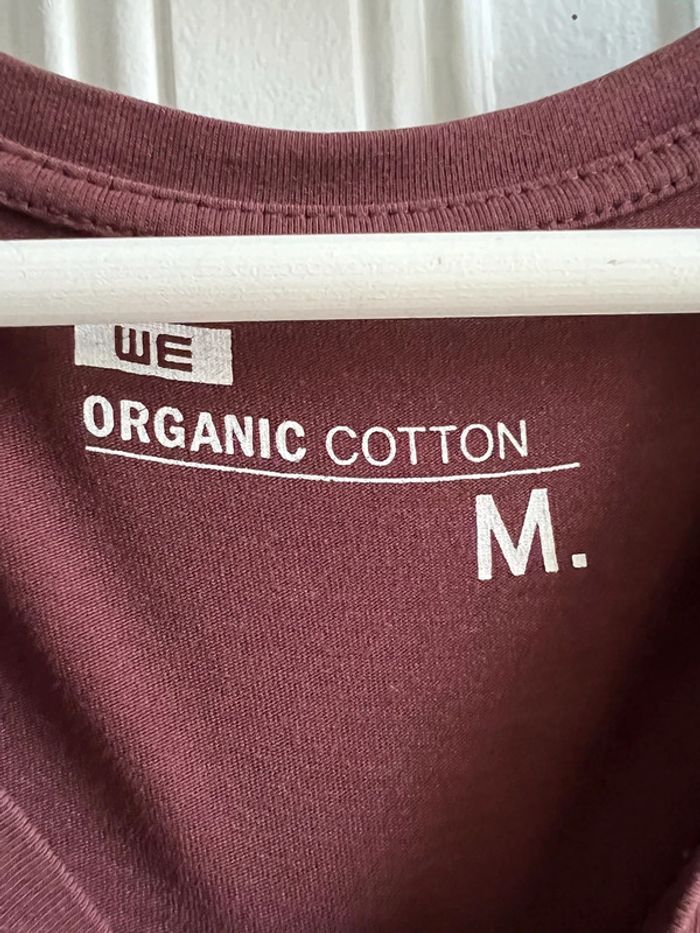 T-shirt bordeaux WE men - photo numéro 2