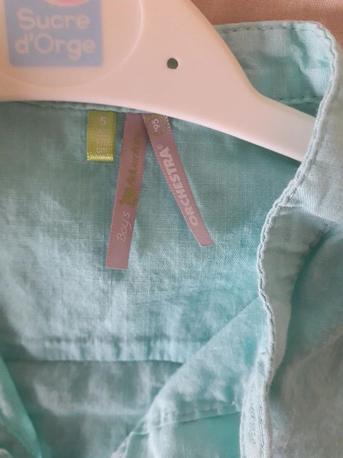 Chemise garçon manches courtes - photo numéro 2