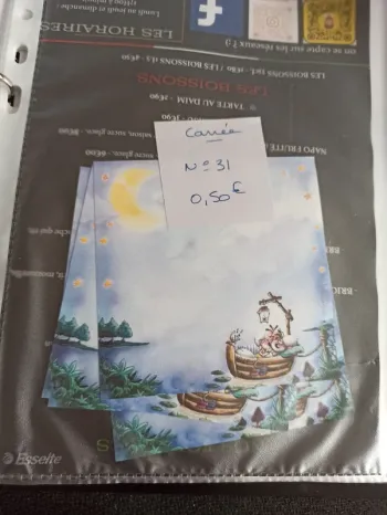 Feuille Diddl carrée 31 0,50€