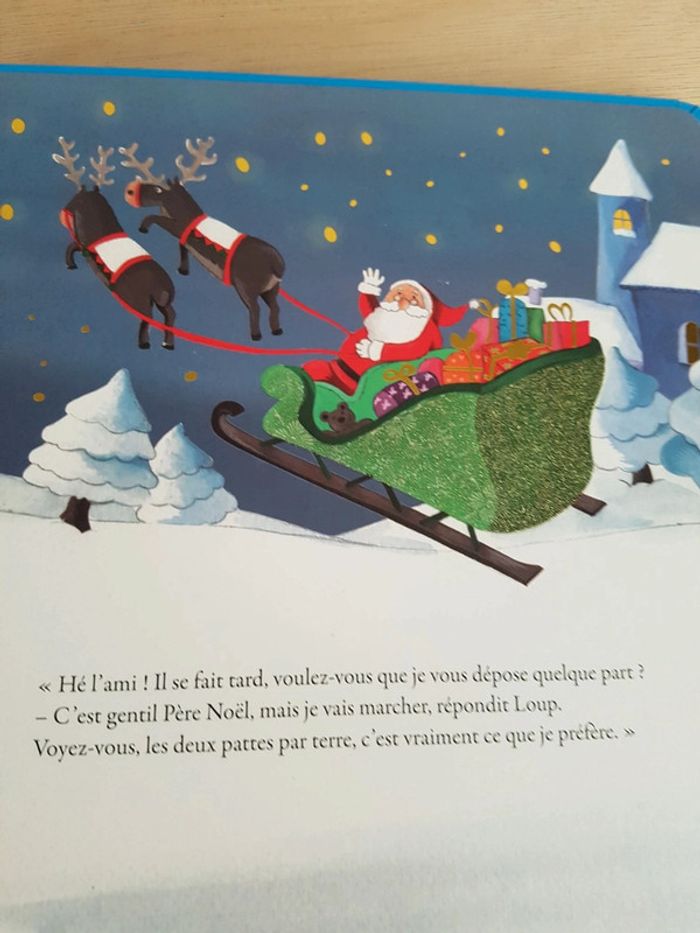Livre à toucher le loup qui ne voulait plus marcher - photo numéro 4