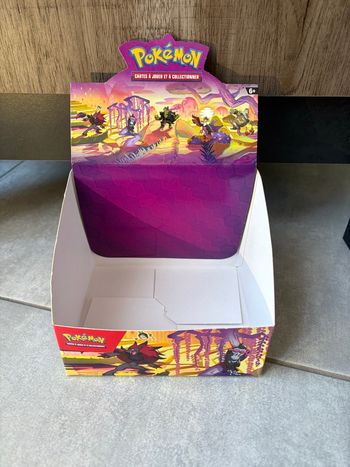 Display vide Fable Nébuleuse, écarlate et violet EV fr