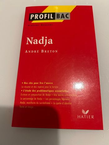 Livre profil bac Nadia d’André breton