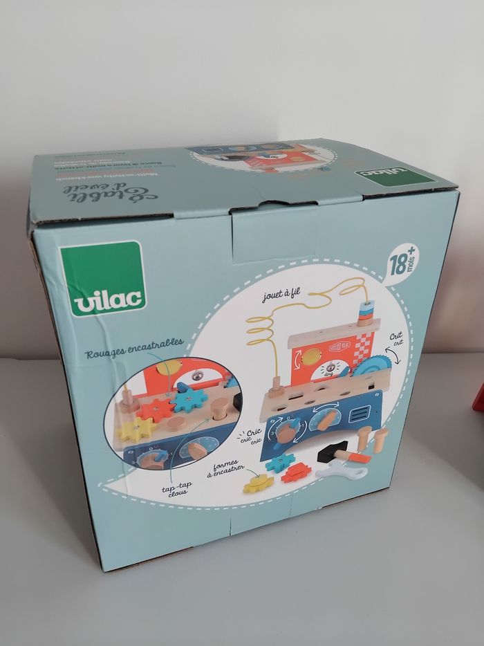 ETABLI en Bois Eveil Multi Activités VILAC 18 mois 🧮 - photo numéro 6